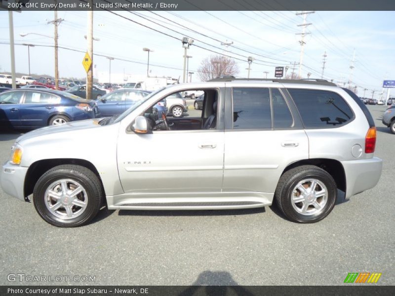 Liquid Silver Metallic / Ebony 2005 GMC Envoy Denali 4x4