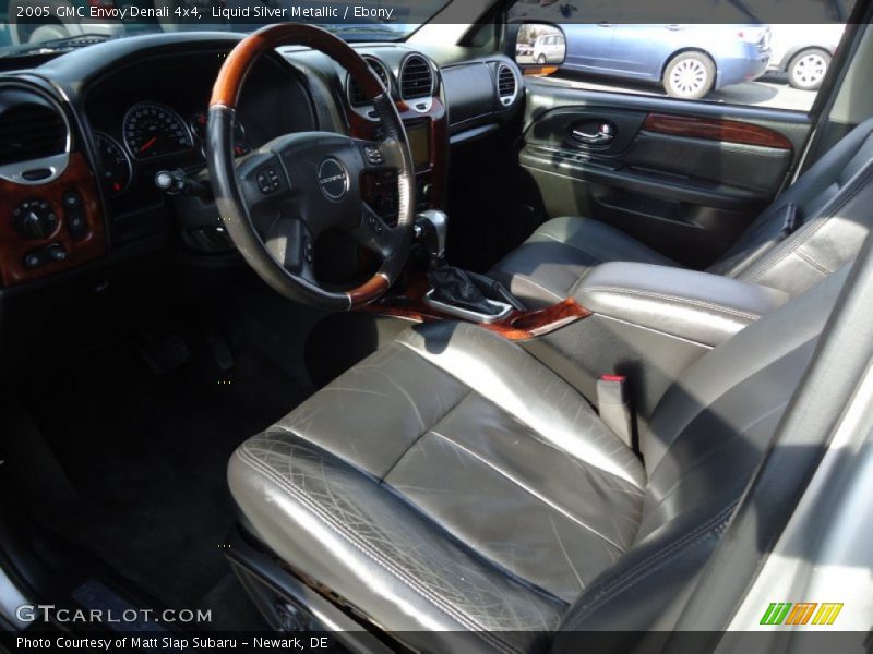 Liquid Silver Metallic / Ebony 2005 GMC Envoy Denali 4x4