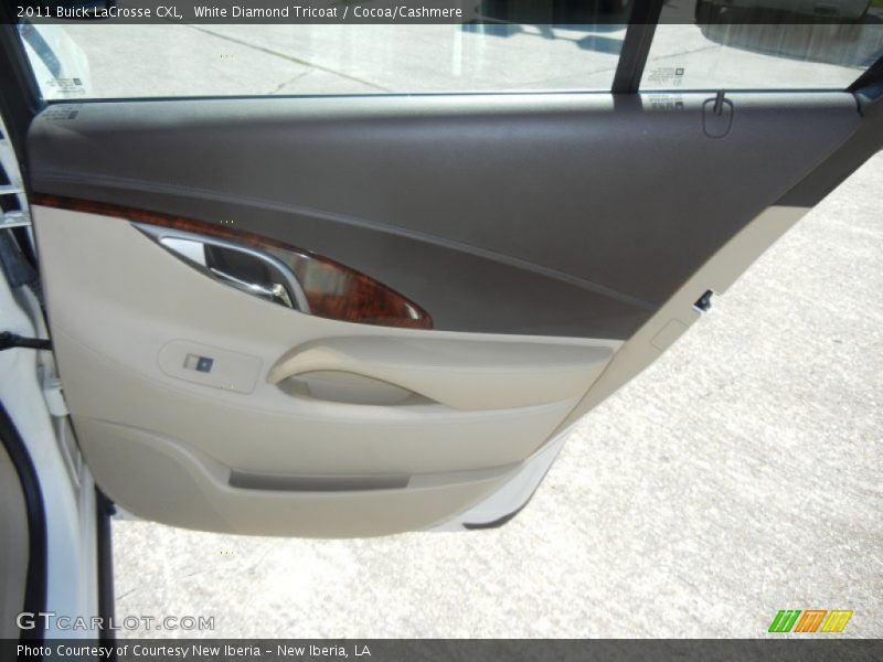 White Diamond Tricoat / Cocoa/Cashmere 2011 Buick LaCrosse CXL