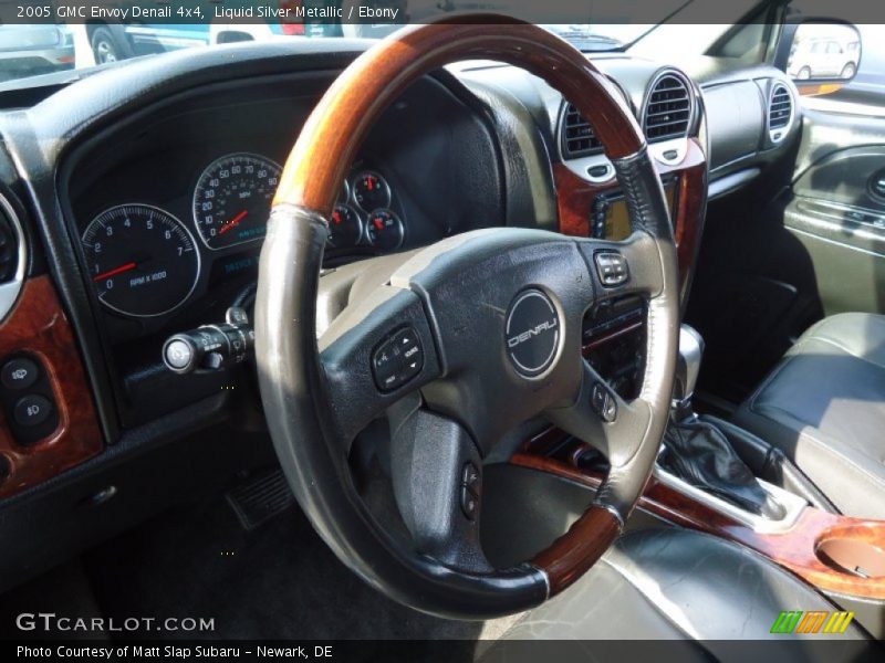 Liquid Silver Metallic / Ebony 2005 GMC Envoy Denali 4x4
