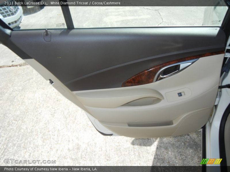 White Diamond Tricoat / Cocoa/Cashmere 2011 Buick LaCrosse CXL