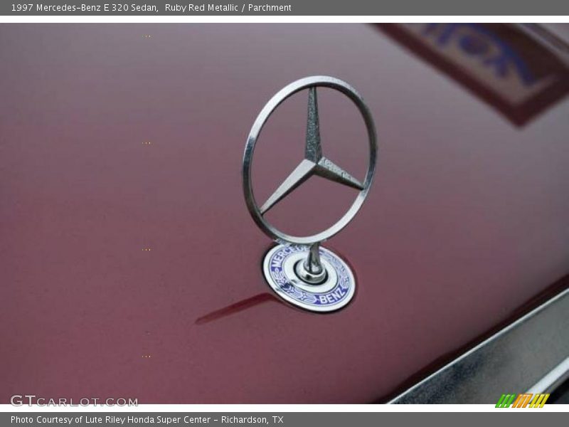 Ruby Red Metallic / Parchment 1997 Mercedes-Benz E 320 Sedan