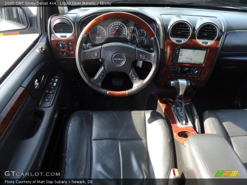 Liquid Silver Metallic / Ebony 2005 GMC Envoy Denali 4x4