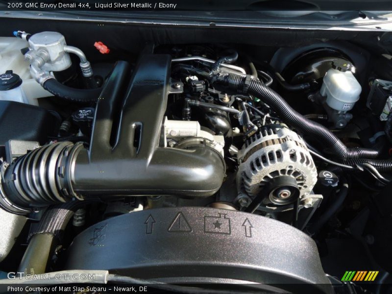 Liquid Silver Metallic / Ebony 2005 GMC Envoy Denali 4x4