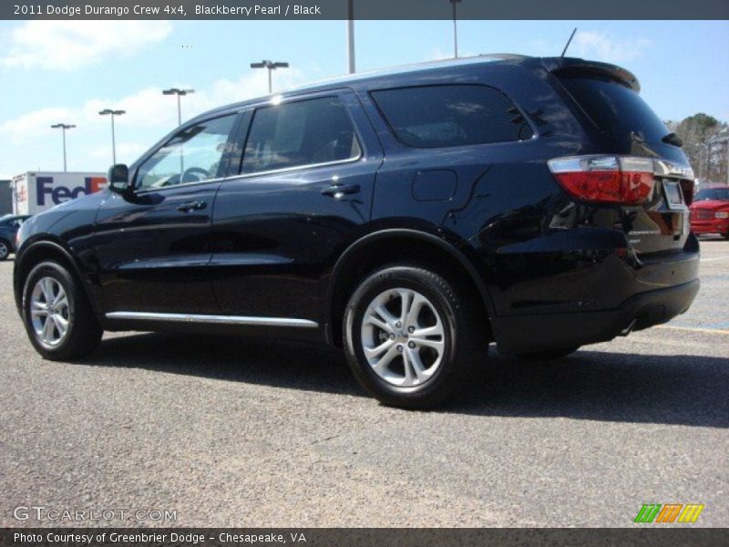 Blackberry Pearl / Black 2011 Dodge Durango Crew 4x4