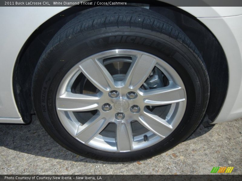 White Diamond Tricoat / Cocoa/Cashmere 2011 Buick LaCrosse CXL