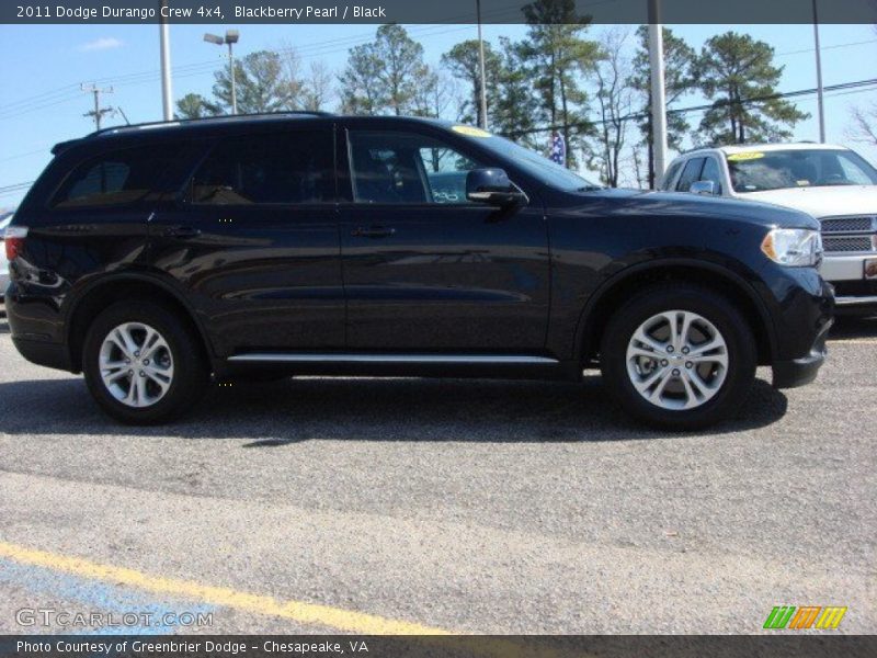 Blackberry Pearl / Black 2011 Dodge Durango Crew 4x4