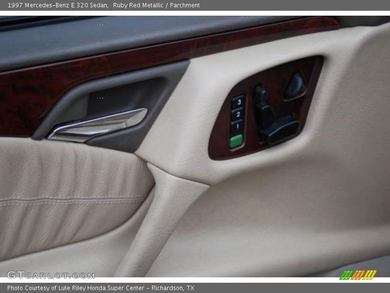 Ruby Red Metallic / Parchment 1997 Mercedes-Benz E 320 Sedan