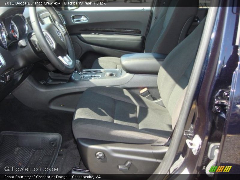 Blackberry Pearl / Black 2011 Dodge Durango Crew 4x4