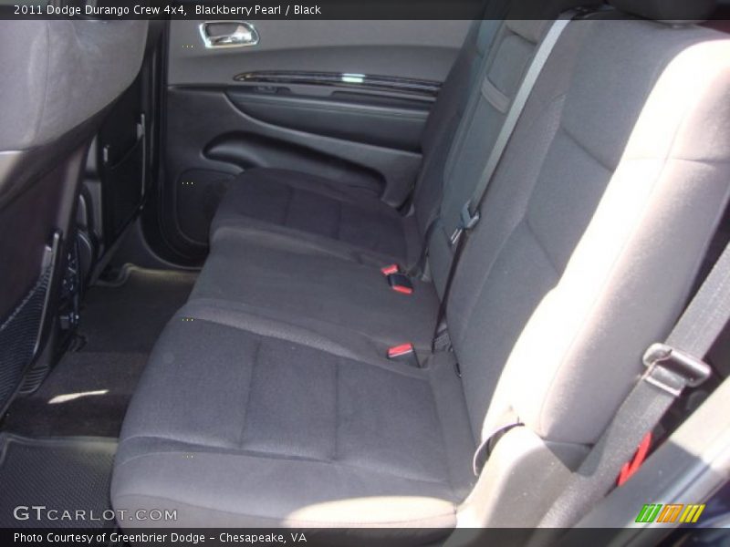 Blackberry Pearl / Black 2011 Dodge Durango Crew 4x4