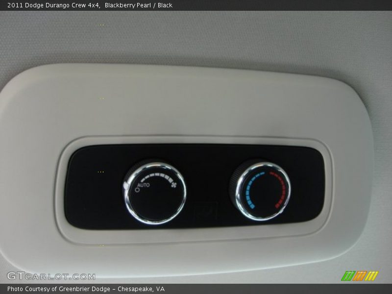 Blackberry Pearl / Black 2011 Dodge Durango Crew 4x4