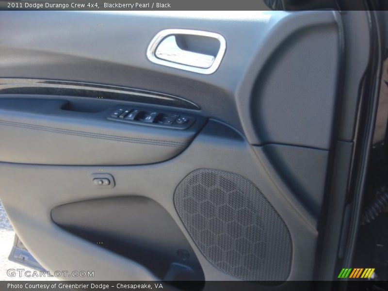 Blackberry Pearl / Black 2011 Dodge Durango Crew 4x4