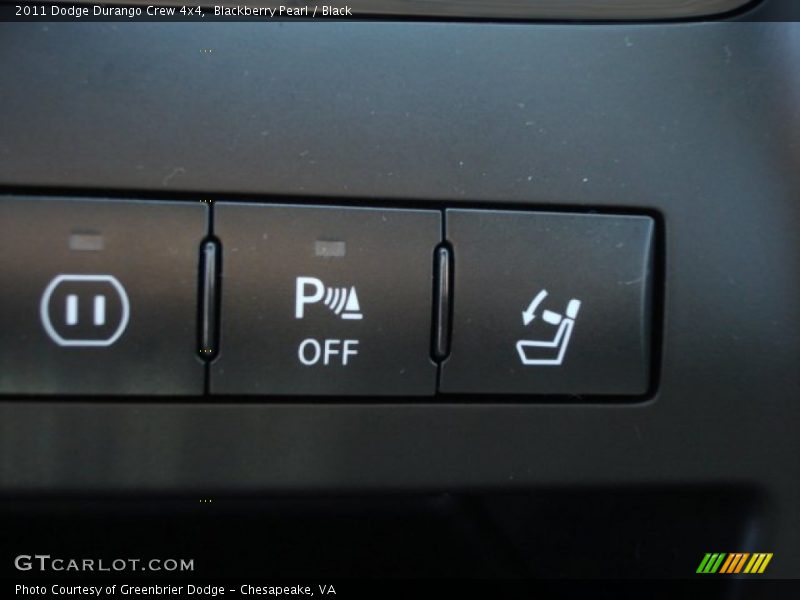 Blackberry Pearl / Black 2011 Dodge Durango Crew 4x4