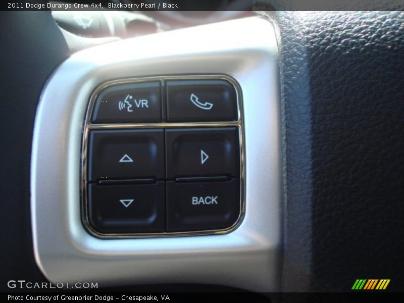 Blackberry Pearl / Black 2011 Dodge Durango Crew 4x4