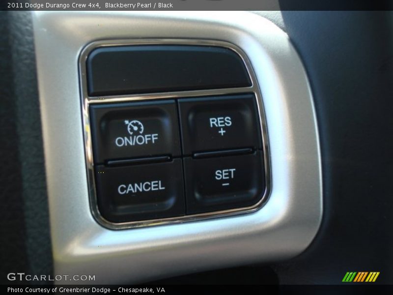 Blackberry Pearl / Black 2011 Dodge Durango Crew 4x4