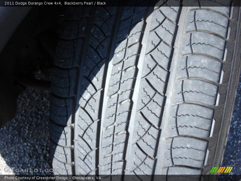 Blackberry Pearl / Black 2011 Dodge Durango Crew 4x4
