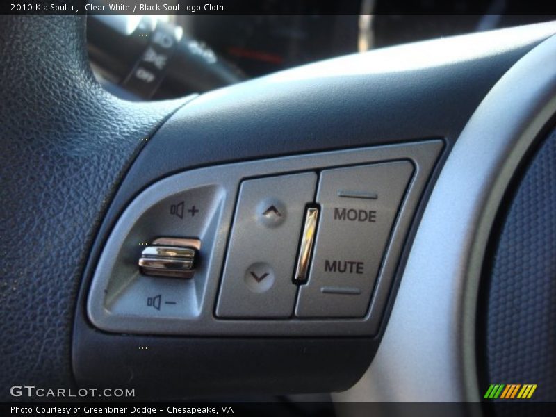 Clear White / Black Soul Logo Cloth 2010 Kia Soul +
