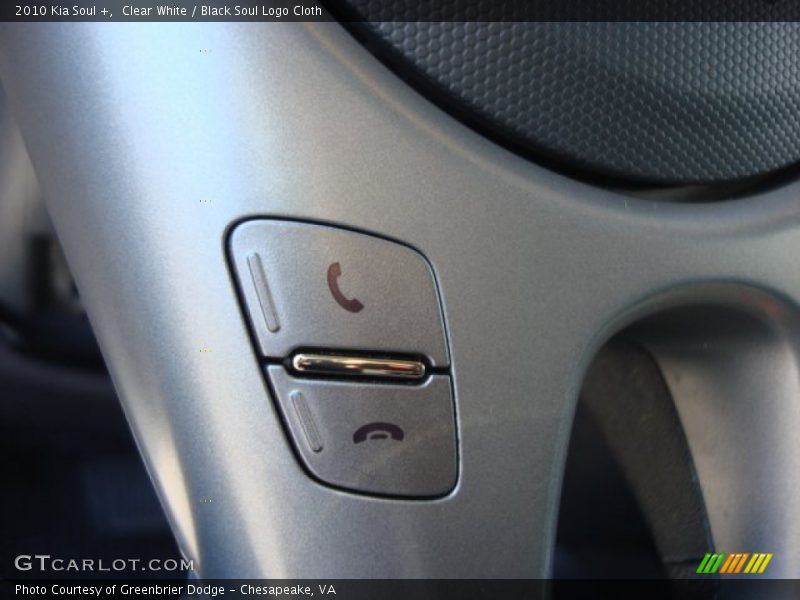 Clear White / Black Soul Logo Cloth 2010 Kia Soul +