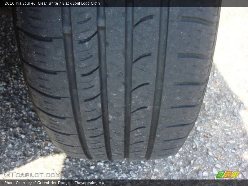 Clear White / Black Soul Logo Cloth 2010 Kia Soul +