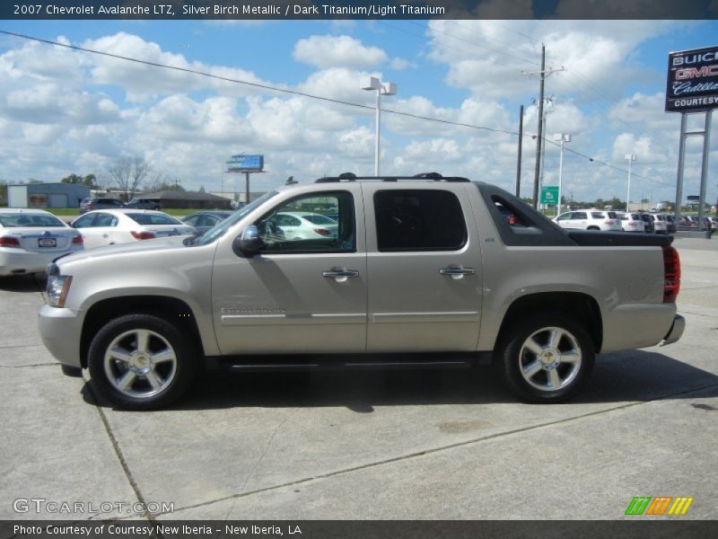 Silver Birch Metallic / Dark Titanium/Light Titanium 2007 Chevrolet Avalanche LTZ