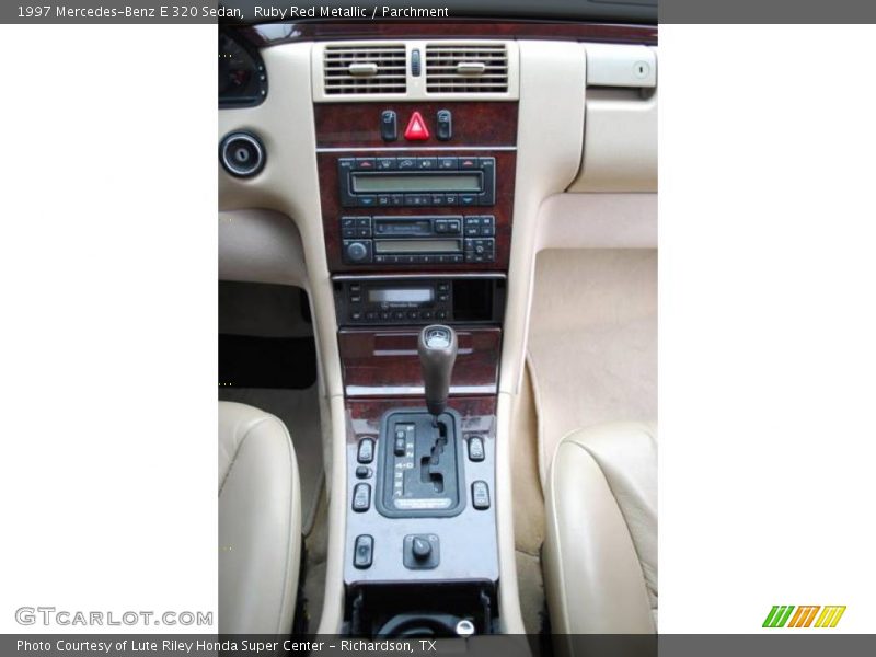 Ruby Red Metallic / Parchment 1997 Mercedes-Benz E 320 Sedan