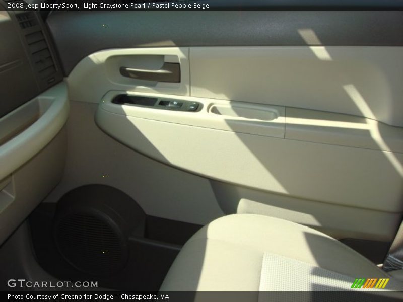 Light Graystone Pearl / Pastel Pebble Beige 2008 Jeep Liberty Sport