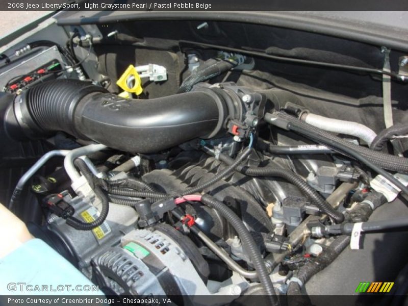Light Graystone Pearl / Pastel Pebble Beige 2008 Jeep Liberty Sport