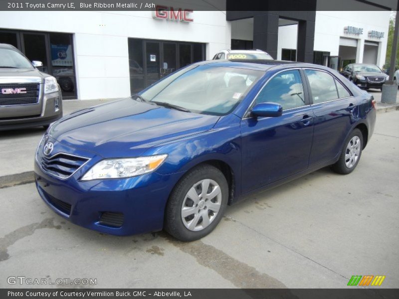Blue Ribbon Metallic / Ash 2011 Toyota Camry LE
