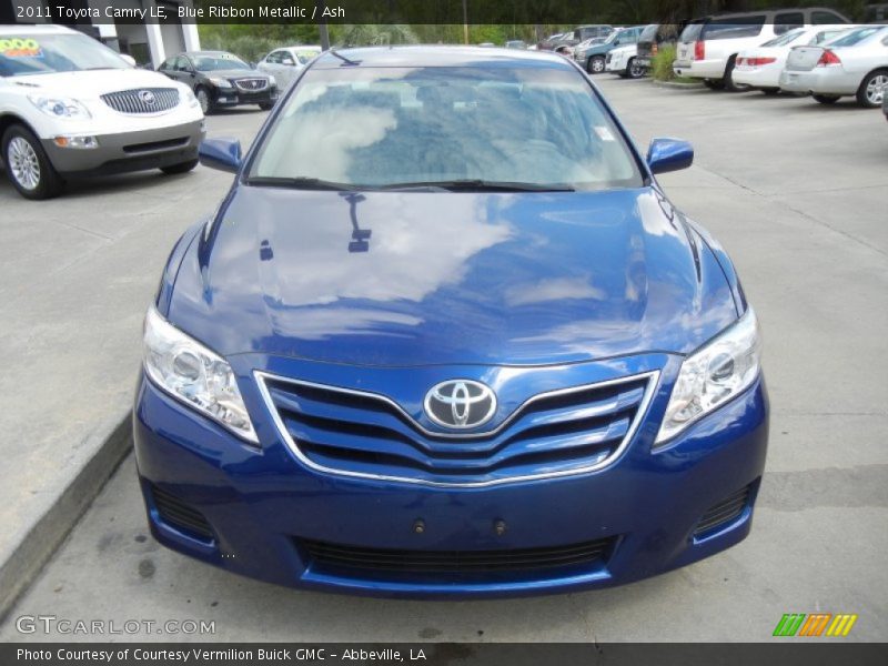 Blue Ribbon Metallic / Ash 2011 Toyota Camry LE