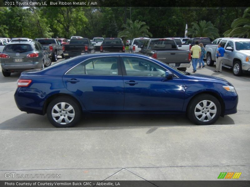 Blue Ribbon Metallic / Ash 2011 Toyota Camry LE
