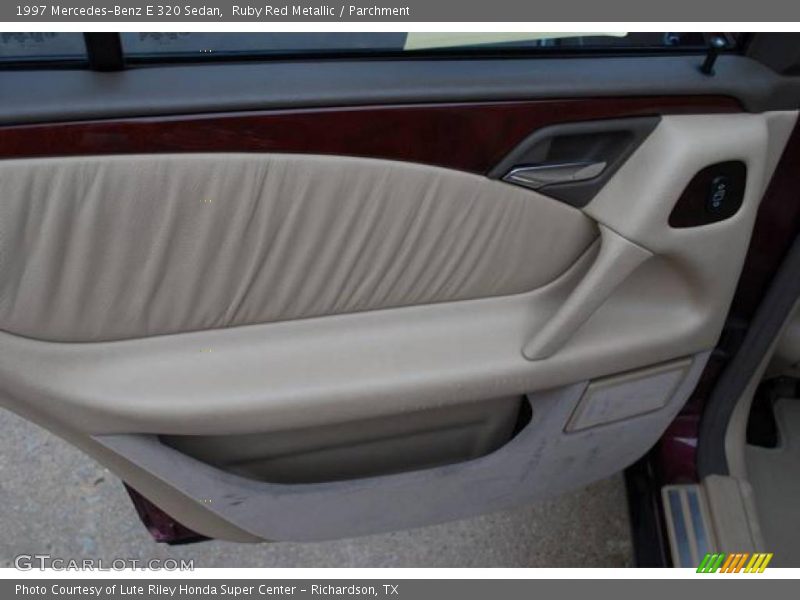 Ruby Red Metallic / Parchment 1997 Mercedes-Benz E 320 Sedan