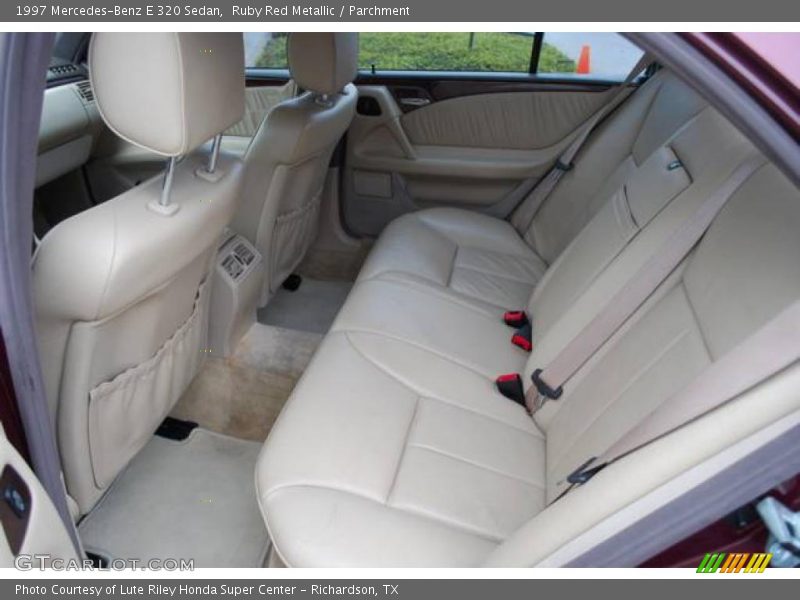 Ruby Red Metallic / Parchment 1997 Mercedes-Benz E 320 Sedan
