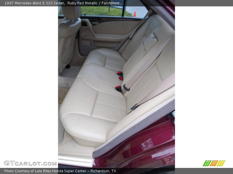 Ruby Red Metallic / Parchment 1997 Mercedes-Benz E 320 Sedan