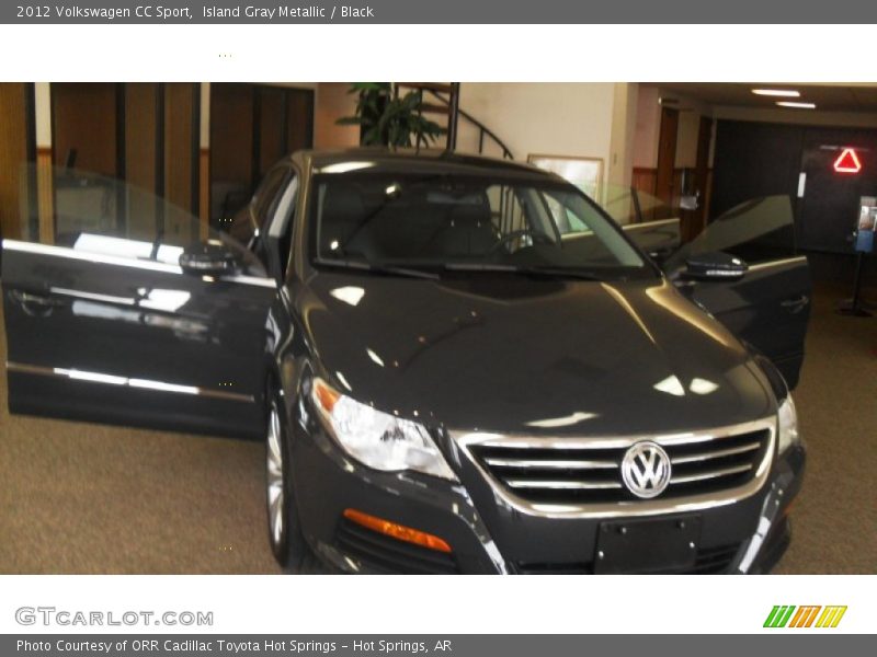 Island Gray Metallic / Black 2012 Volkswagen CC Sport