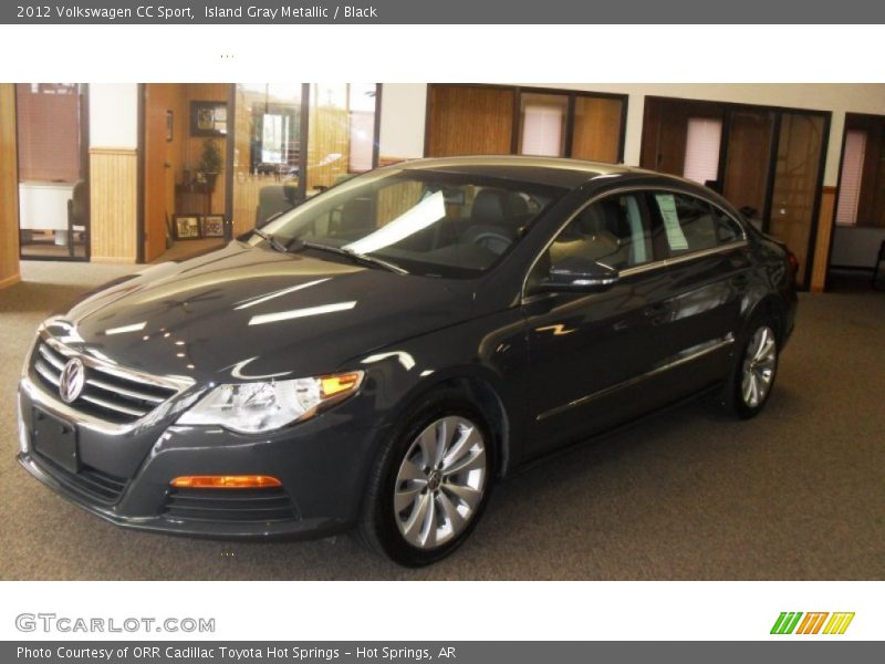 Island Gray Metallic / Black 2012 Volkswagen CC Sport