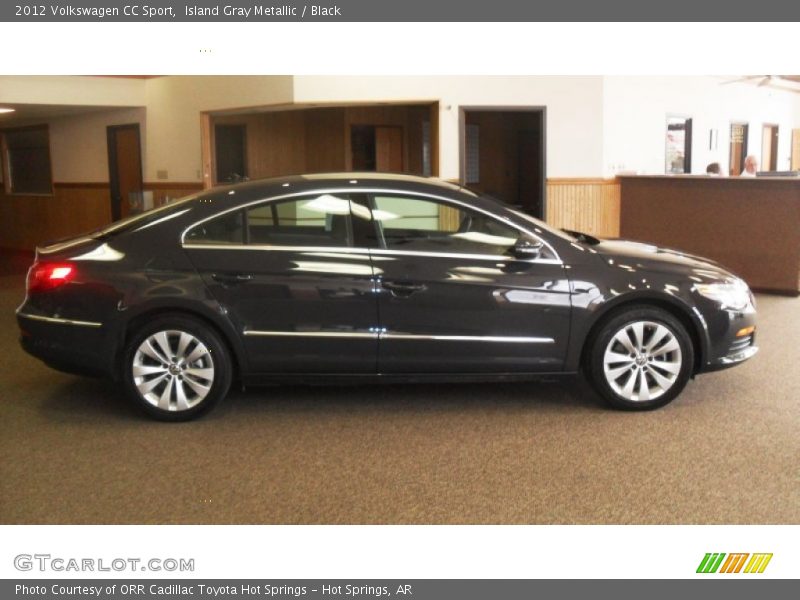 Island Gray Metallic / Black 2012 Volkswagen CC Sport