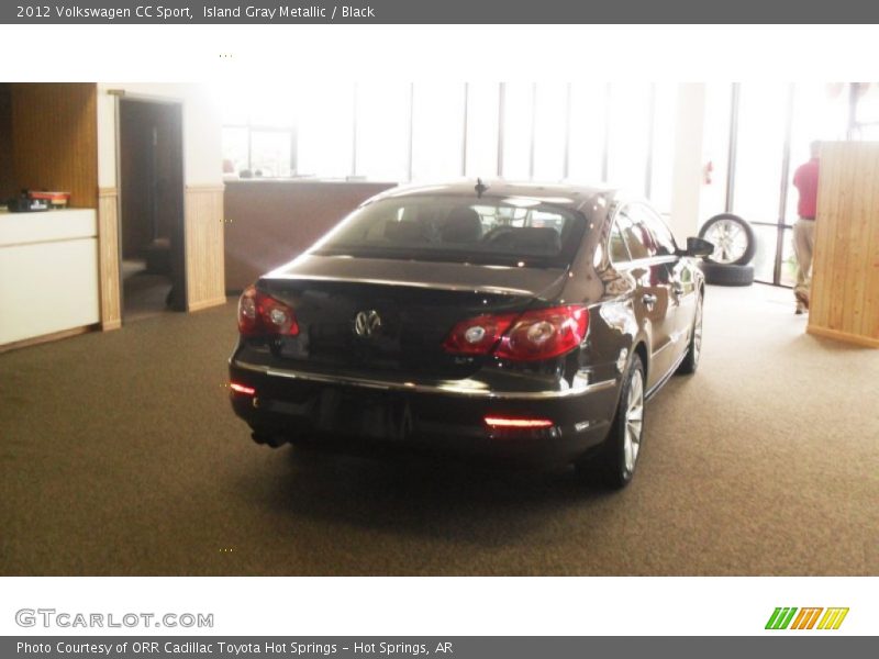 Island Gray Metallic / Black 2012 Volkswagen CC Sport