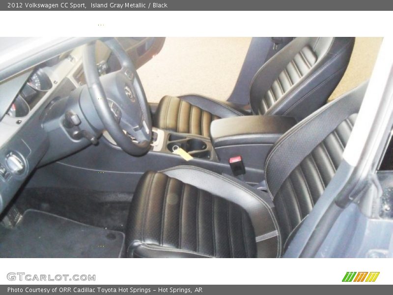 Island Gray Metallic / Black 2012 Volkswagen CC Sport