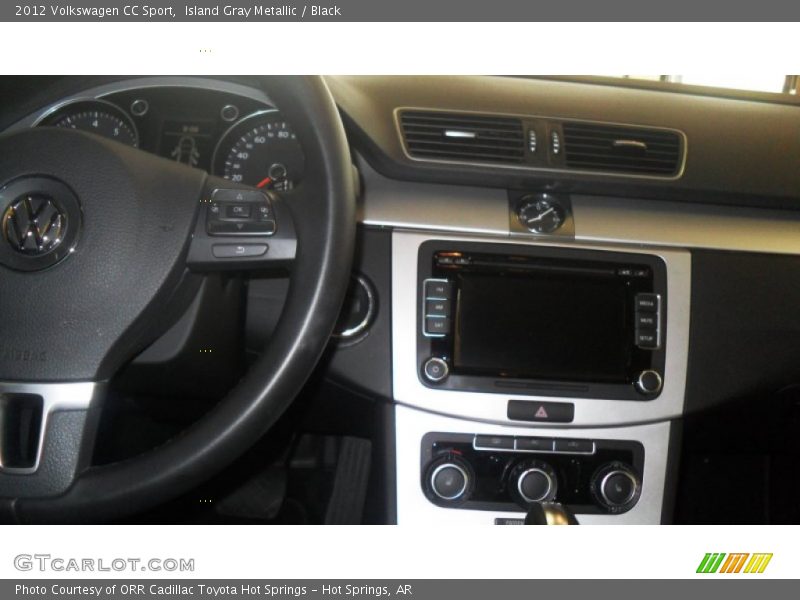 Island Gray Metallic / Black 2012 Volkswagen CC Sport