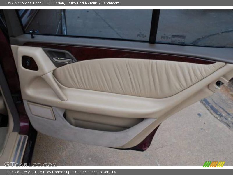 Ruby Red Metallic / Parchment 1997 Mercedes-Benz E 320 Sedan