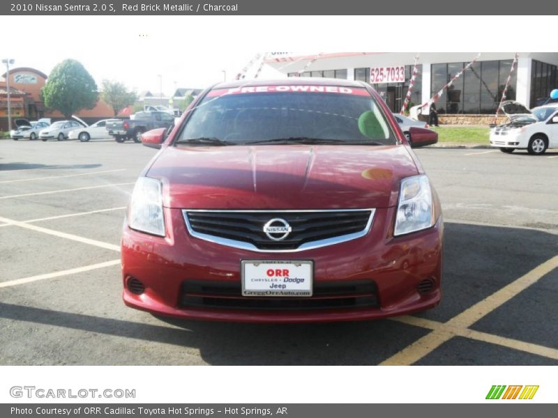 Red Brick Metallic / Charcoal 2010 Nissan Sentra 2.0 S