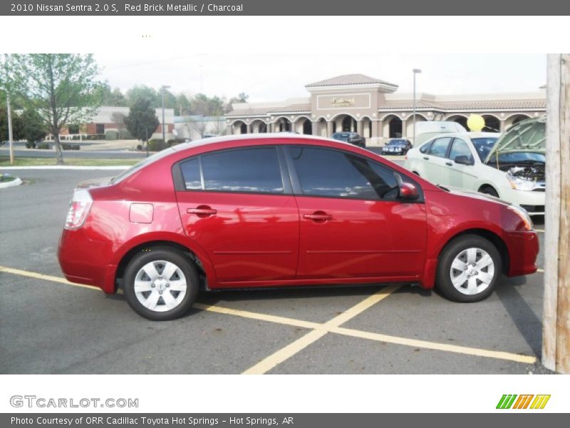 Red Brick Metallic / Charcoal 2010 Nissan Sentra 2.0 S
