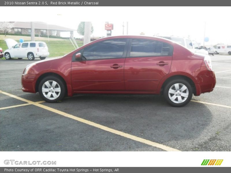 Red Brick Metallic / Charcoal 2010 Nissan Sentra 2.0 S