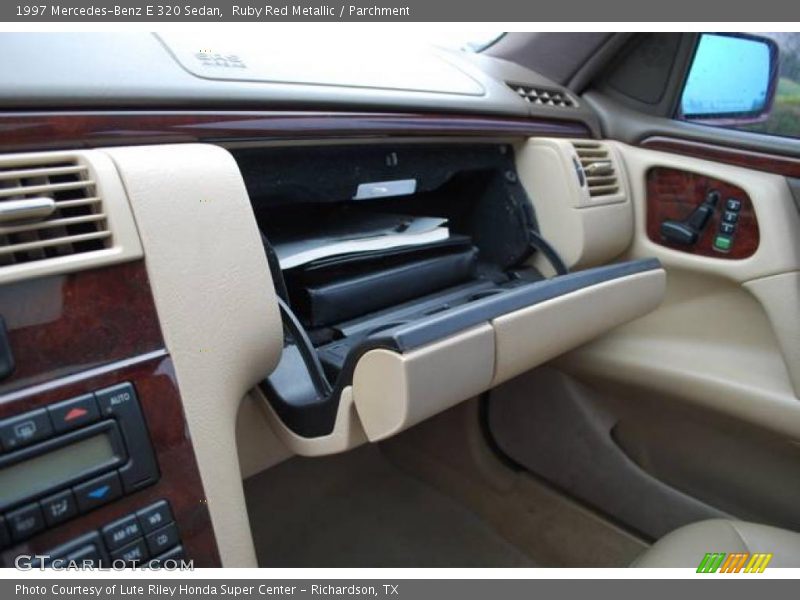 Ruby Red Metallic / Parchment 1997 Mercedes-Benz E 320 Sedan