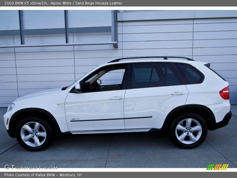 Alpine White / Sand Beige Nevada Leather 2009 BMW X5 xDrive30i