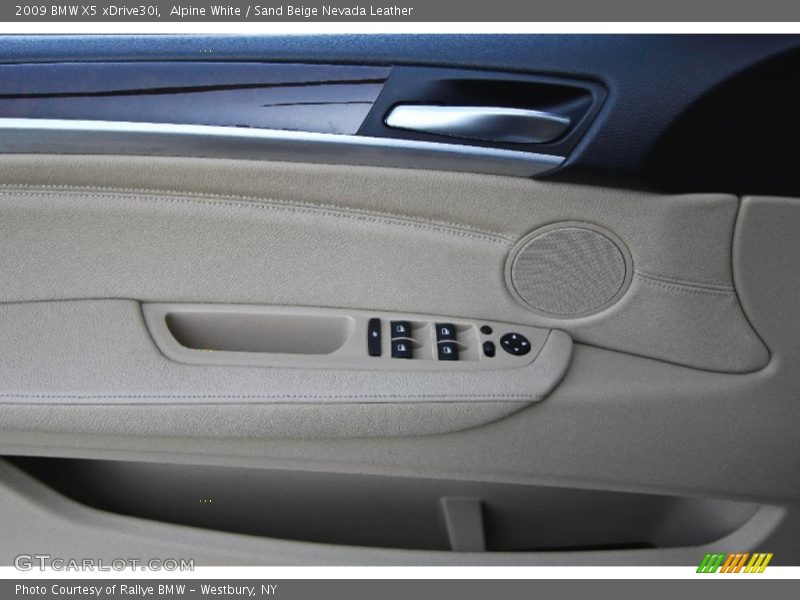 Alpine White / Sand Beige Nevada Leather 2009 BMW X5 xDrive30i