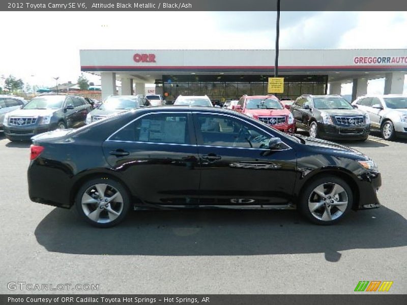 Attitude Black Metallic / Black/Ash 2012 Toyota Camry SE V6