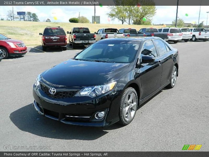 Attitude Black Metallic / Black/Ash 2012 Toyota Camry SE V6