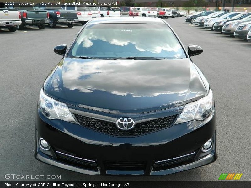 Attitude Black Metallic / Black/Ash 2012 Toyota Camry SE V6