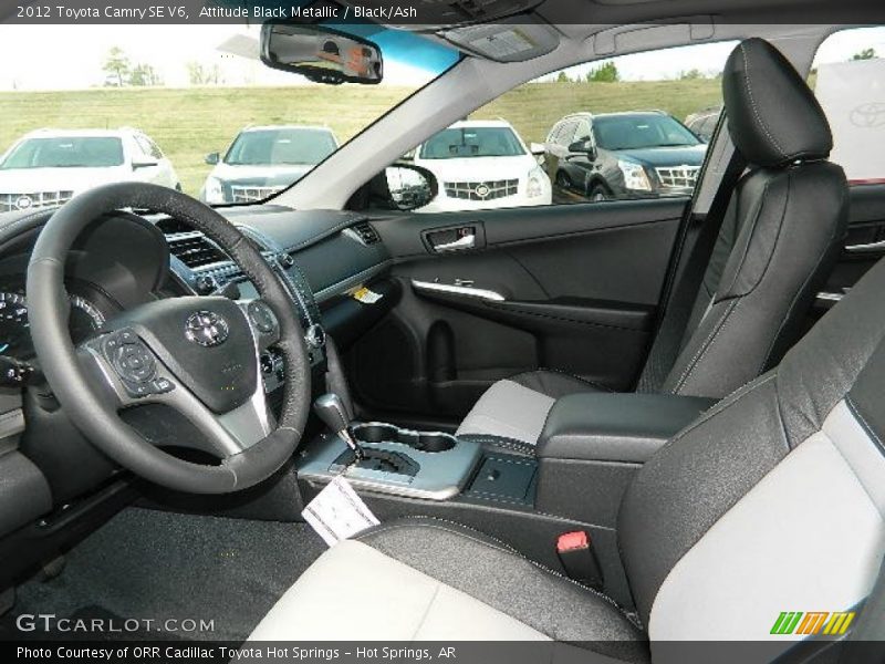 Attitude Black Metallic / Black/Ash 2012 Toyota Camry SE V6